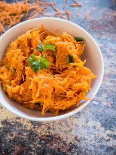 Kartoffelmos med gulerødder og søde kartofler - Opskrift på sund mos